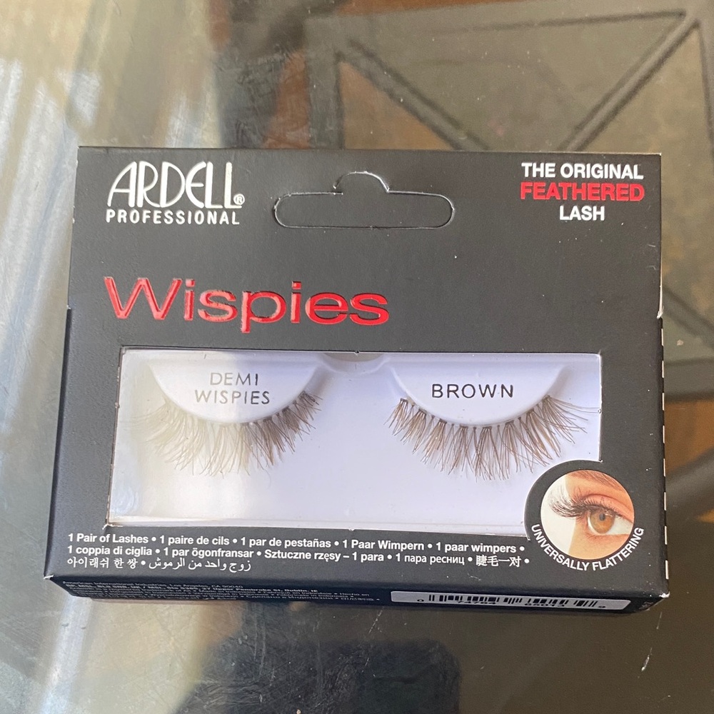 New Ardell Wispies Demi Lashes - Brown